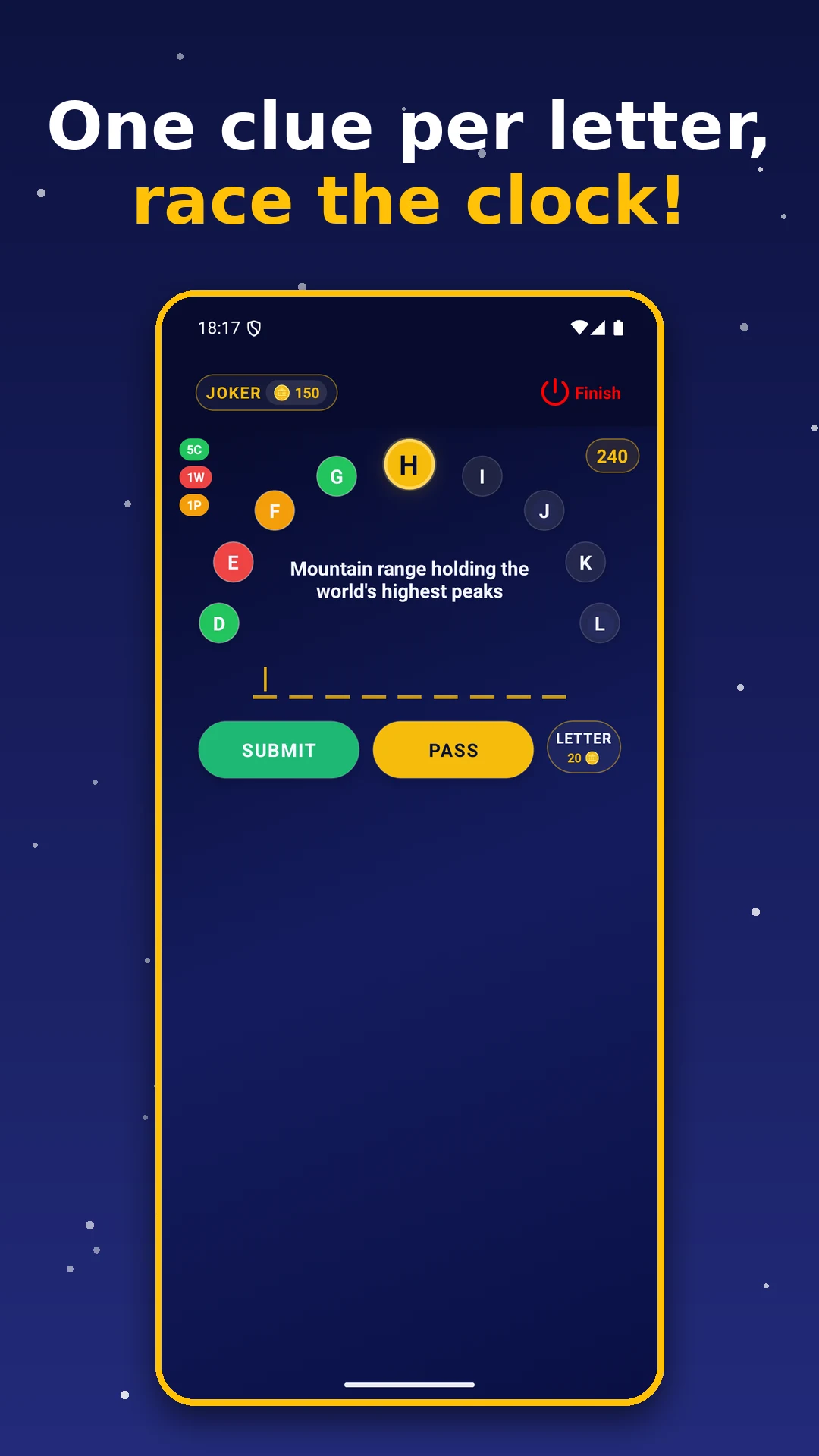 Alphabet Wheel: Trivia Quiz screenshot