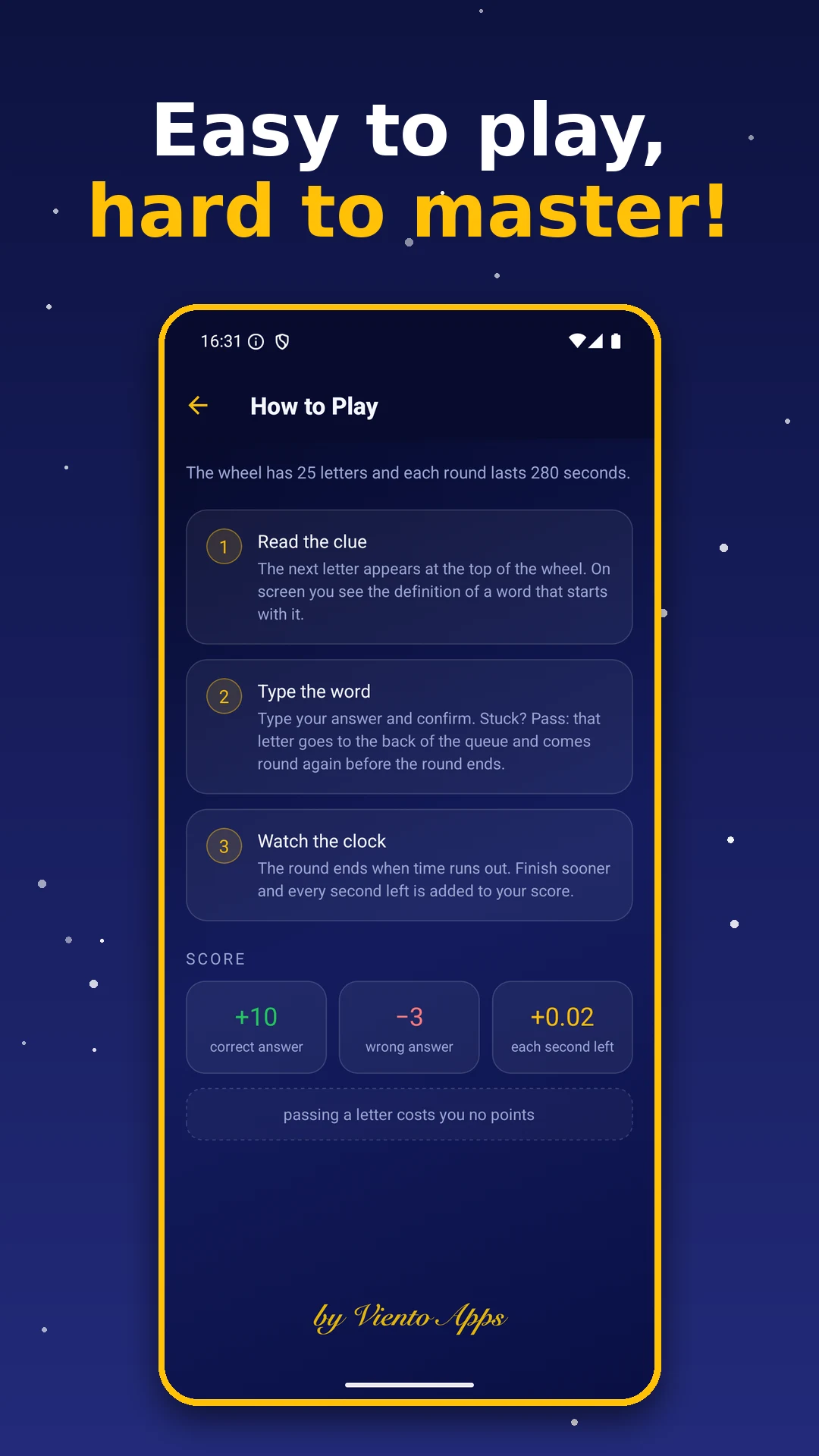 Alphabet Wheel: Trivia Quiz screenshot